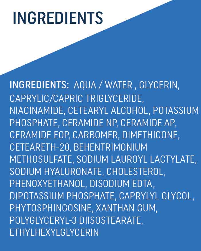 Cerave pm moisturizer ingredients