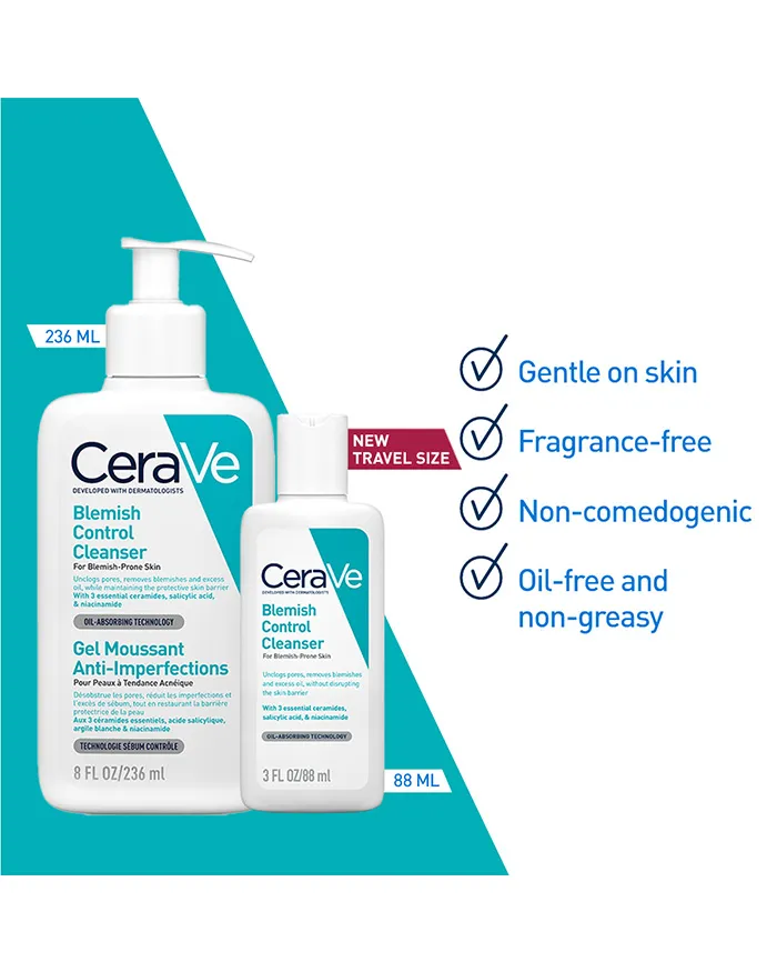 CeraVe Blemish Control Cleanser With 2 Salicylic Acid CeraVe India cerave-blemish-control-cleanser-with-2-salicylic-acid-cerave-india